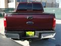 2009 Royal Red Metallic Ford F250 Super Duty Lariat Crew Cab 4x4  photo #4