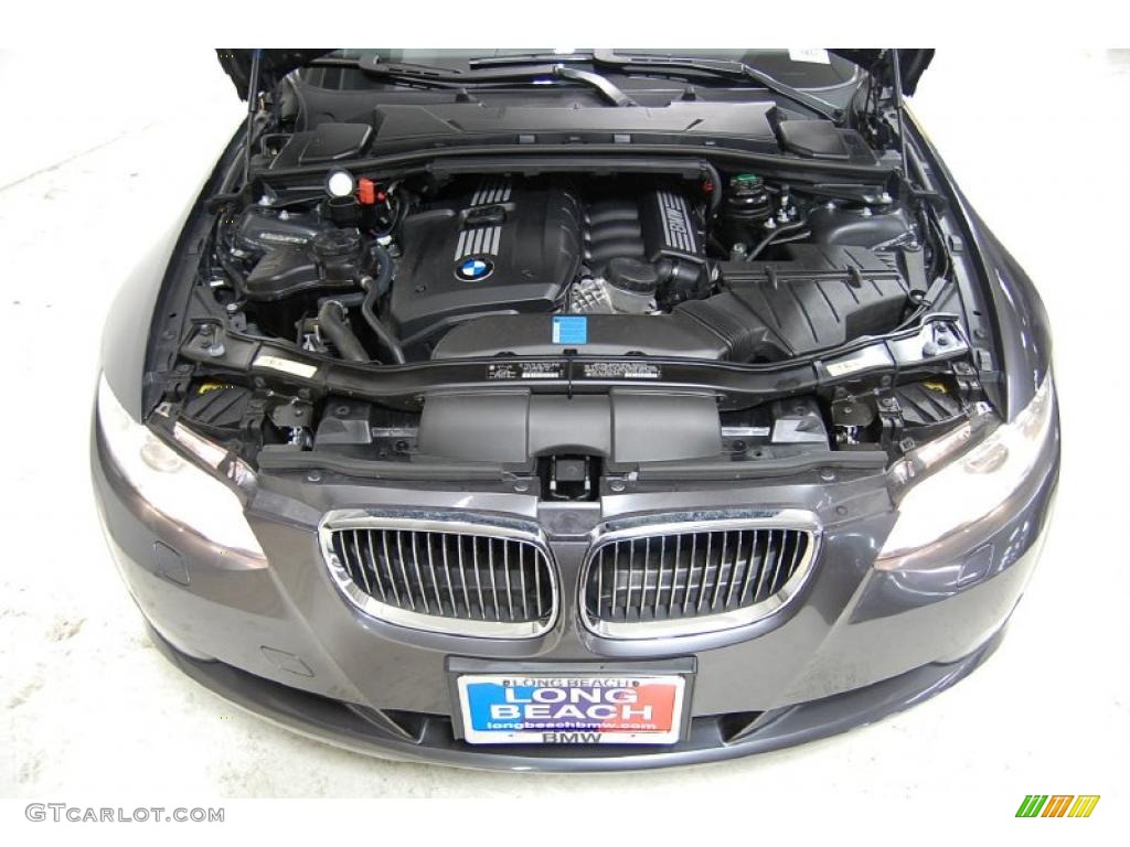 2008 3 Series 328i Coupe - Sparkling Graphite Metallic / Black photo #16