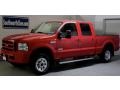 2005 Red Clearcoat Ford F250 Super Duty FX4 Crew Cab 4x4  photo #2