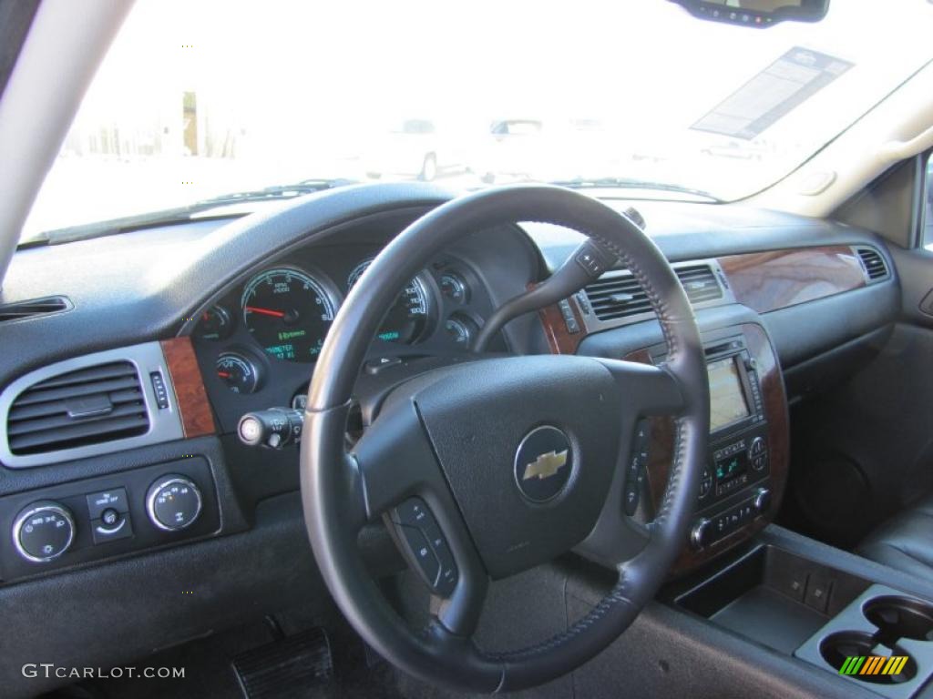 2009 Chevrolet Tahoe Hybrid 4x4 Ebony Dashboard Photo #42377527