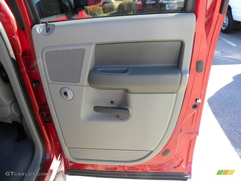2008 Ram 1500 Big Horn Edition Quad Cab - Inferno Red Crystal Pearl / Medium Slate Gray photo #12
