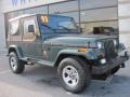 1993 Hunter Green Metallic Jeep Wrangler Sahara 4x4 #42379136
