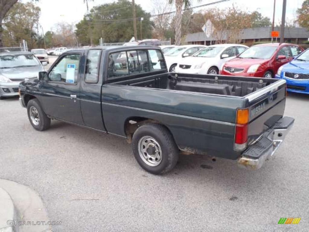 1993 Hardbody Truck Extended Cab - Black Emerald Green / Gray photo #3