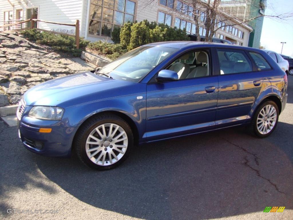 Ocean Blue Pearl 2006 Audi A3 2.0T Exterior Photo #42381023