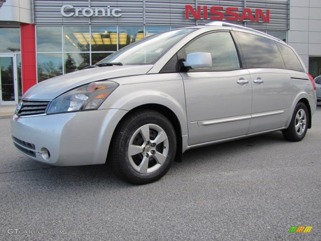 2008 Quest 3.5 S - Radiant Silver Metallic / Gray photo #1