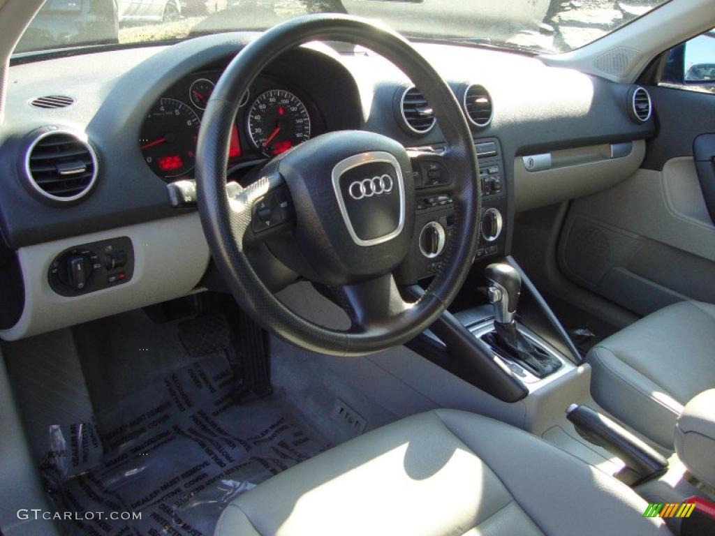 Beige Interior 2006 Audi A3 2.0T Photo #42381207