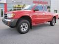 Cardinal Red 2000 Toyota Tacoma V6 PreRunner Extended Cab