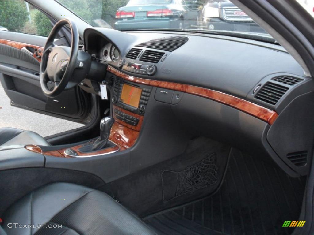 Charcoal Interior 2004 Mercedes-Benz E 55 AMG Sedan Photo #42381645