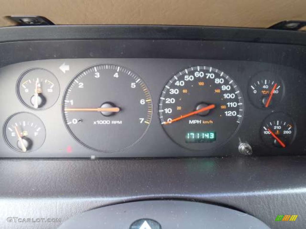 2001 Jeep Grand Cherokee Laredo 4x4 Gauges Photo #42381675