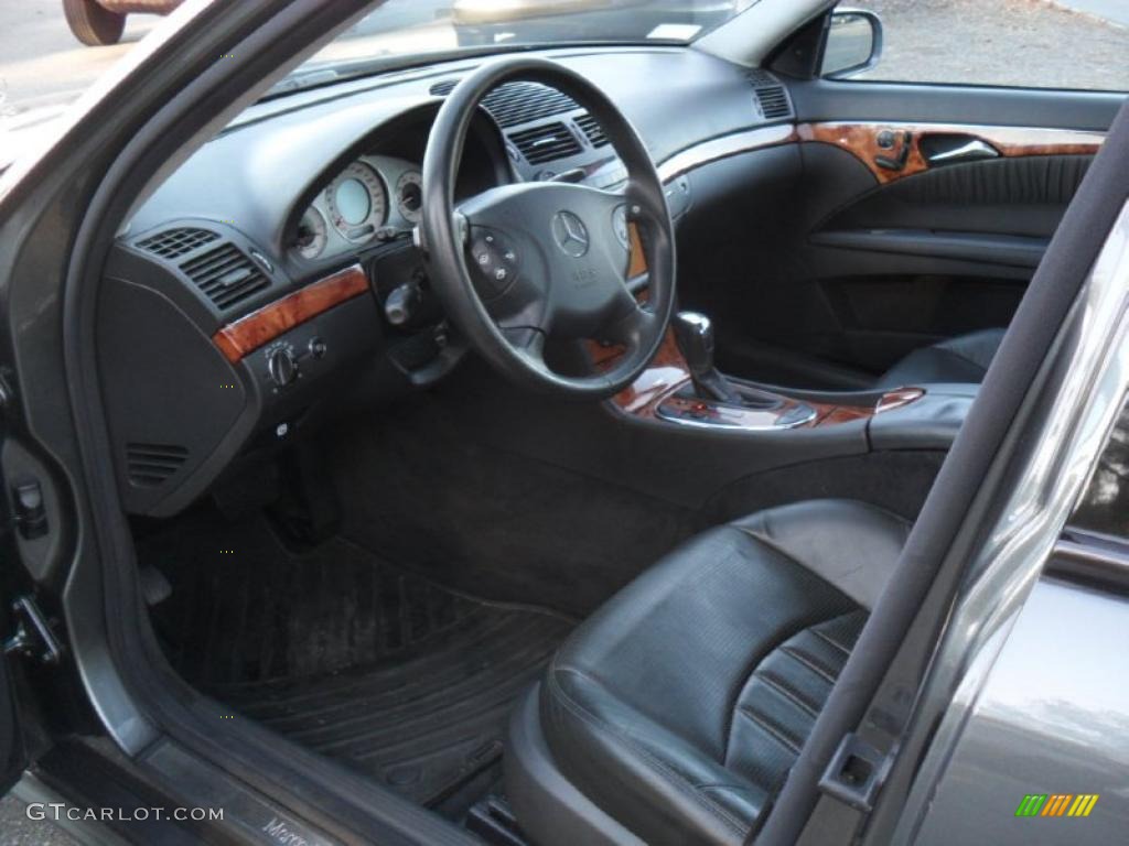 Charcoal Interior 2004 Mercedes-Benz E 55 AMG Sedan Photo #42381711