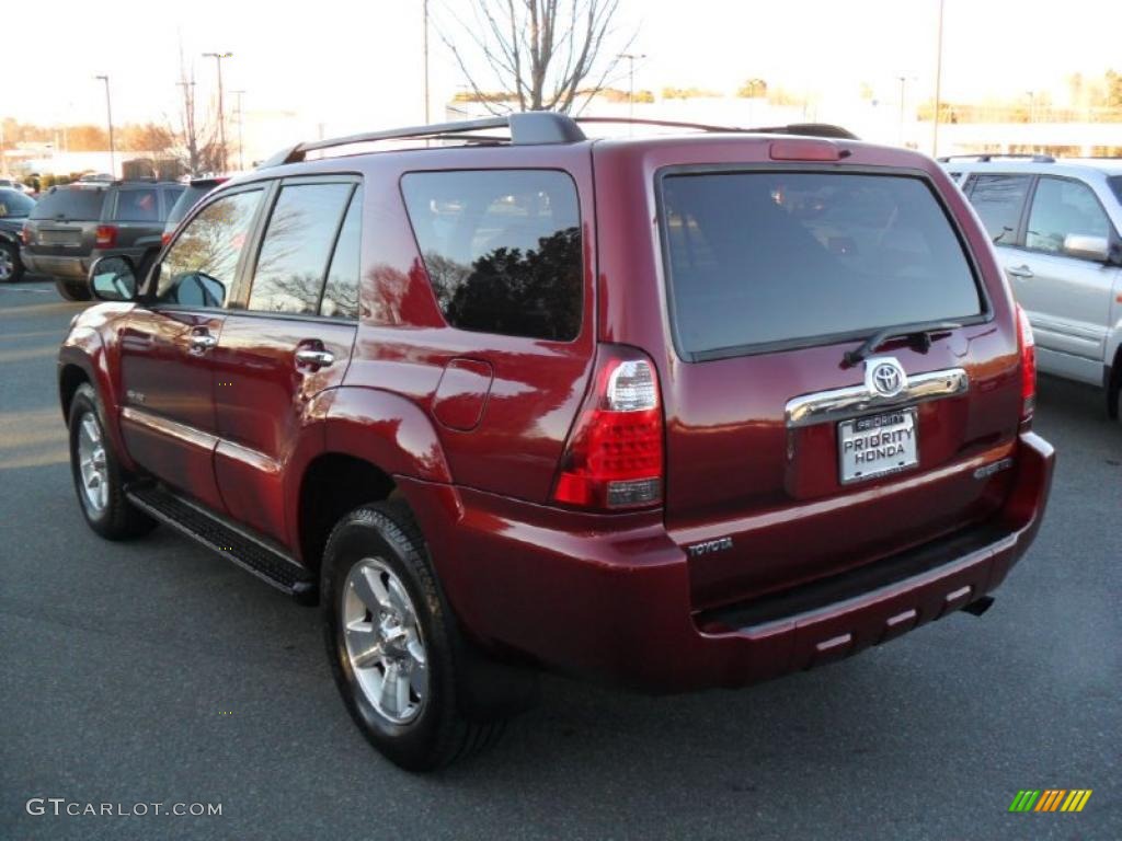 2007 4Runner SR5 4x4 - Salsa Red Pearl / Taupe photo #2