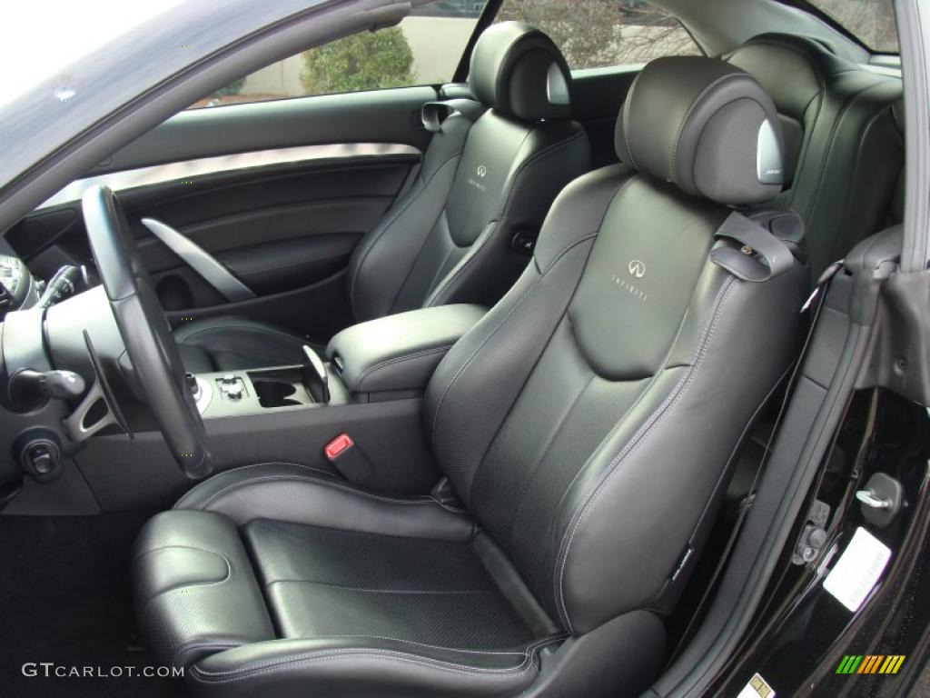 Graphite Interior 2009 Infiniti G 37 S Sport Convertible Photo #42384667