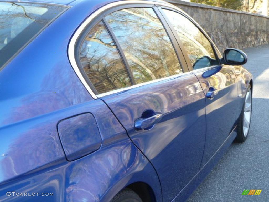 2008 3 Series 335i Sedan - Montego Blue Metallic / Black photo #26