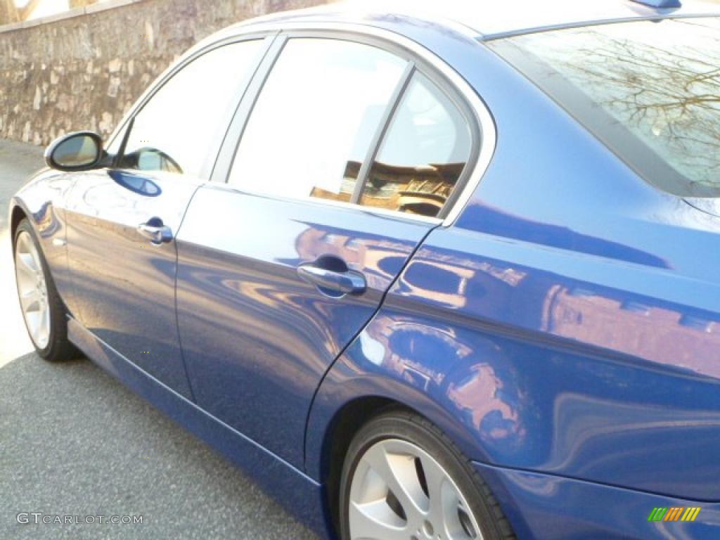 2008 3 Series 335i Sedan - Montego Blue Metallic / Black photo #27