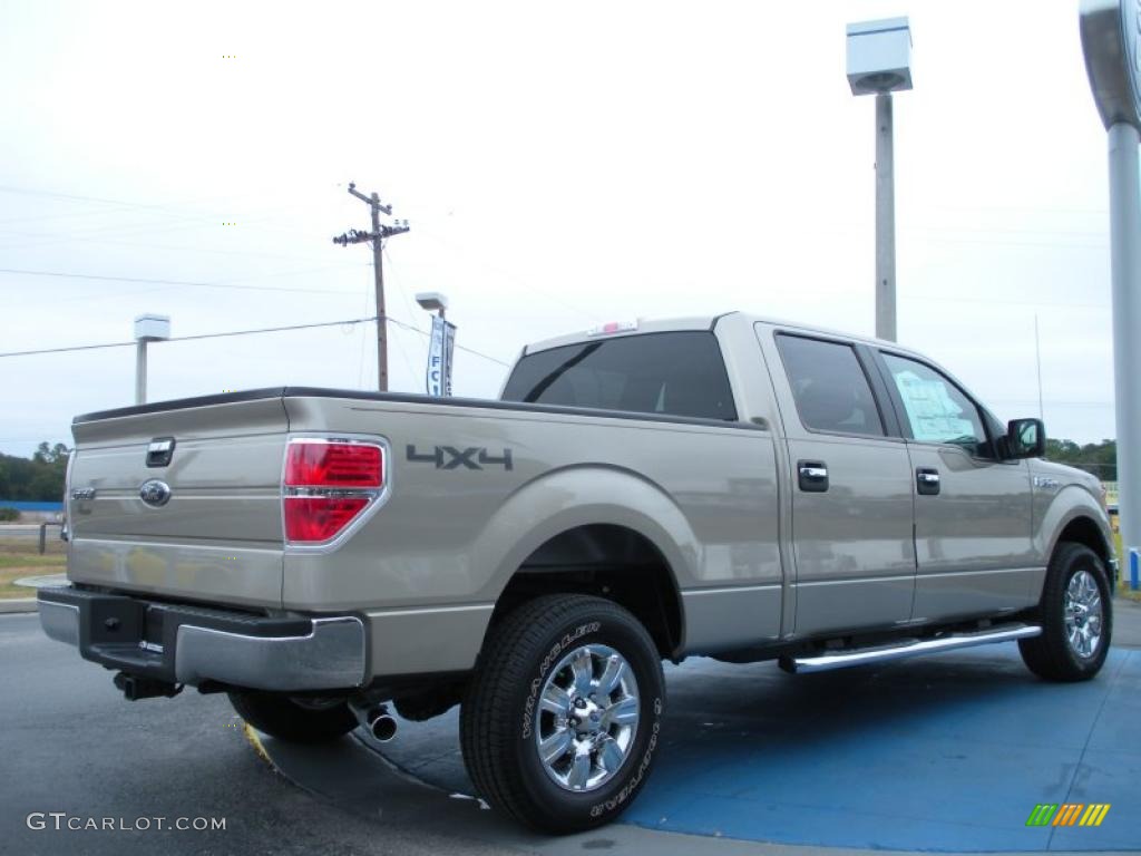 Pueblo Gold Metallic 2010 Ford F150 XLT SuperCrew 4x4 Exterior Photo #42385667