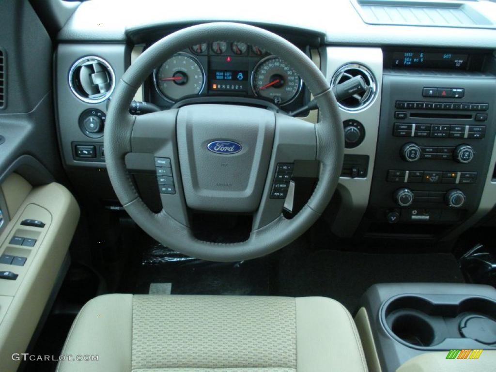 2010 F150 XLT SuperCrew 4x4 - Pueblo Gold Metallic / Tan photo #7