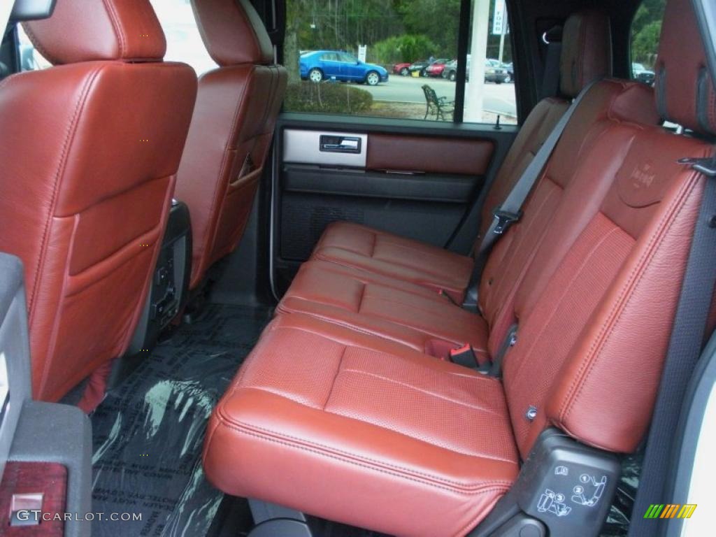 Chaparral Leather Interior 2011 Ford Expedition EL King Ranch Photo #42386203