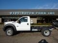 2011 Oxford White Ford F450 Super Duty XL Regular Cab 4x4 Chassis  photo #1