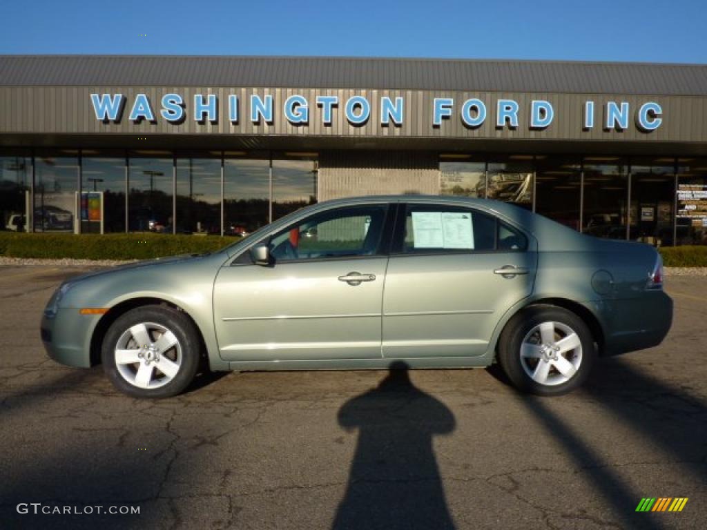 2008 Fusion SE - Moss Green Metallic / Charcoal Black photo #1