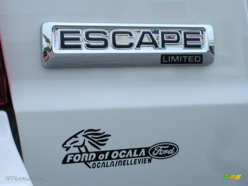 2011 Escape Limited - White Suede / Camel photo #4