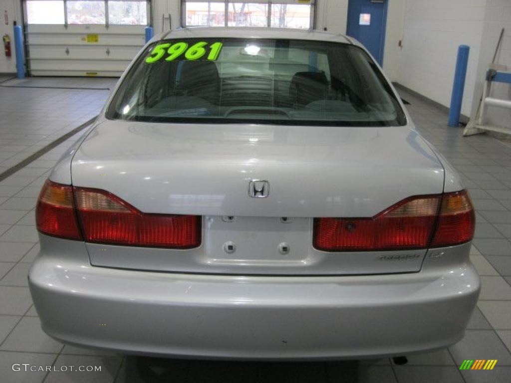 1999 Accord LX Sedan - Satin Silver Metallic / Lapis Blue photo #8