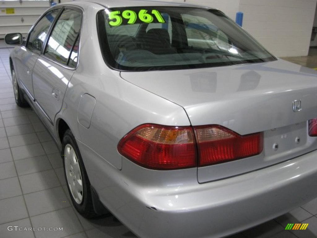 1999 Accord LX Sedan - Satin Silver Metallic / Lapis Blue photo #9