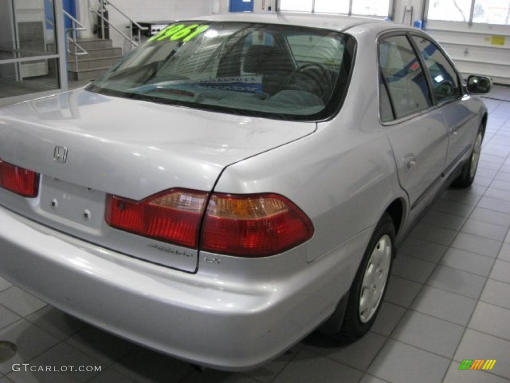 1999 Accord LX Sedan - Satin Silver Metallic / Lapis Blue photo #10