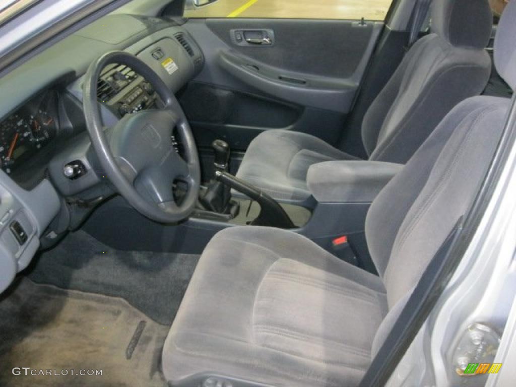 1999 Accord LX Sedan - Satin Silver Metallic / Lapis Blue photo #19