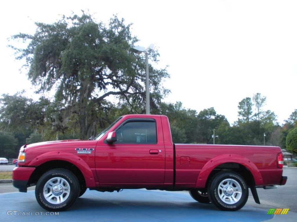 Redfire Metallic 2008 Ford Ranger Sport Regular Cab Exterior Photo #42388391