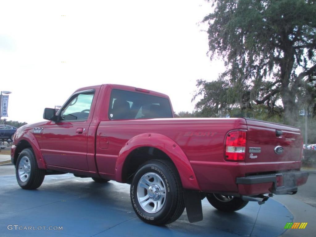 Redfire Metallic 2008 Ford Ranger Sport Regular Cab Exterior Photo #42388411