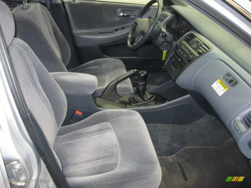1999 Accord LX Sedan - Satin Silver Metallic / Lapis Blue photo #34