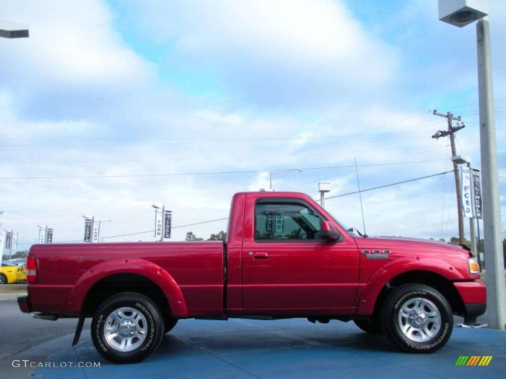 Redfire Metallic 2008 Ford Ranger Sport Regular Cab Exterior Photo #42388455