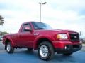 Redfire Metallic 2008 Ford Ranger Sport Regular Cab Exterior