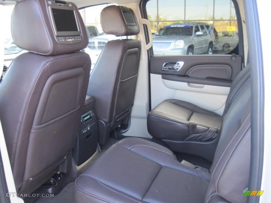 Cocoa/Light Linen Tehama Leather Interior 2011 Cadillac Escalade ESV Platinum AWD Photo #42388767
