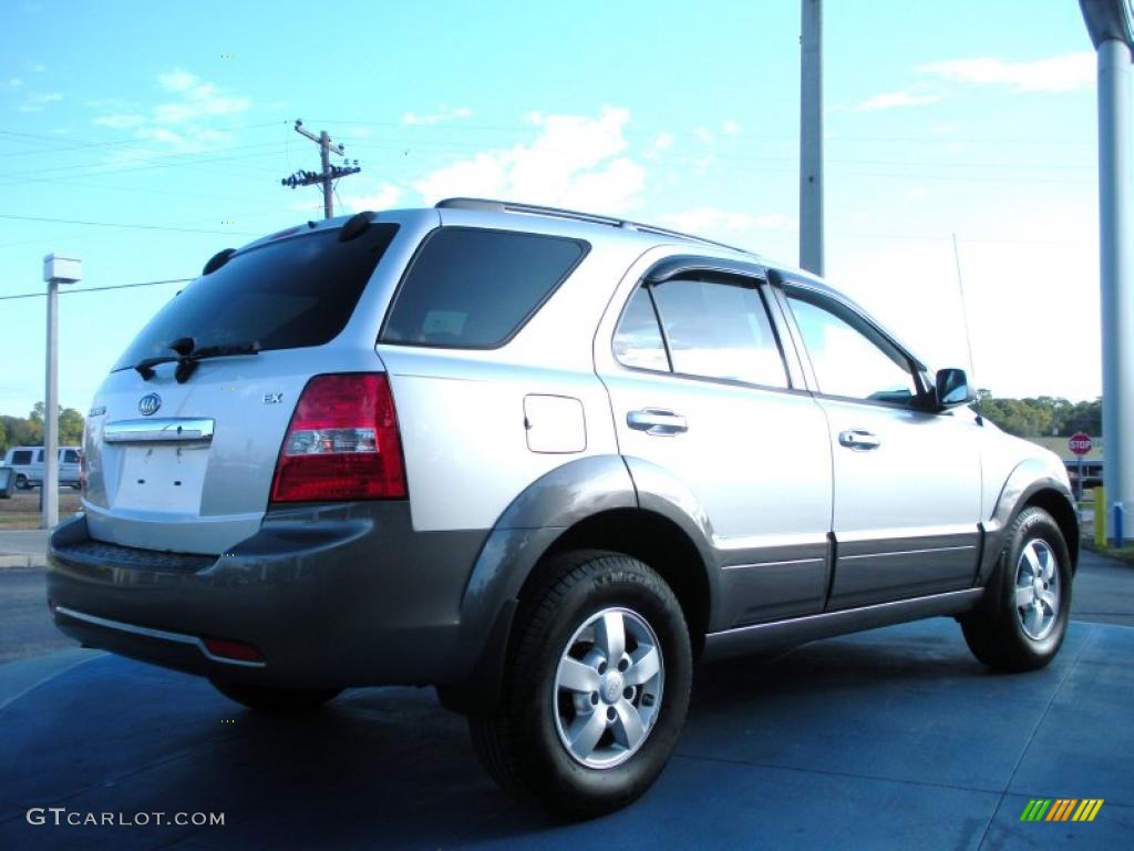 Bright Silver 2008 Kia Sorento EX Exterior Photo #42388827