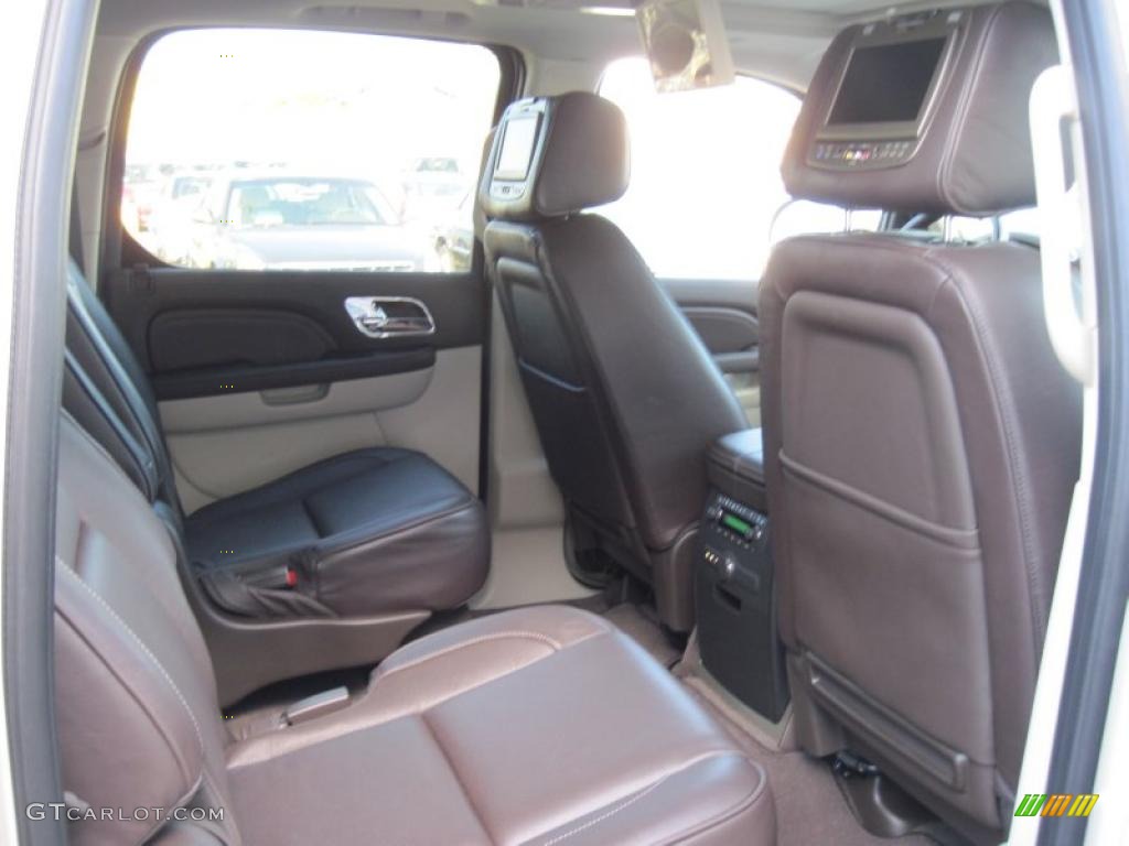 Cocoa/Light Linen Tehama Leather Interior 2011 Cadillac Escalade ESV Platinum AWD Photo #42388847