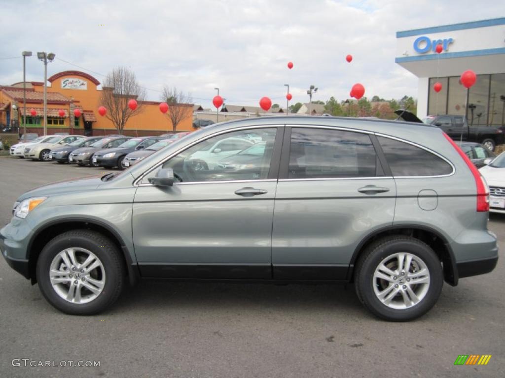 Opal Sage Metallic 2011 Honda CR-V EX-L Exterior Photo #42389731