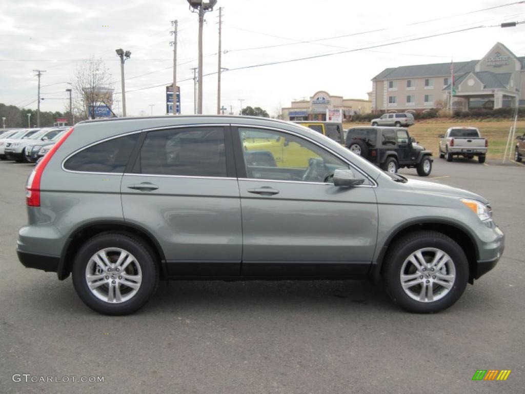 2011 CR-V EX-L - Opal Sage Metallic / Ivory photo #6