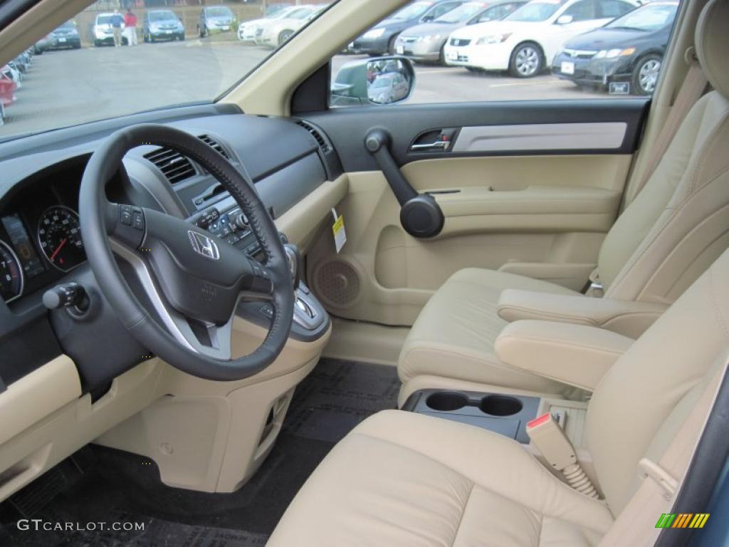 Ivory Interior 2011 Honda CR-V EX-L Photo #42389935