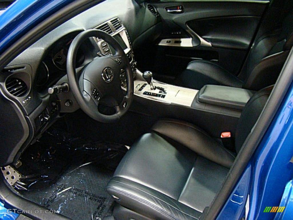Black Interior 2008 Lexus IS F Photo #42391326