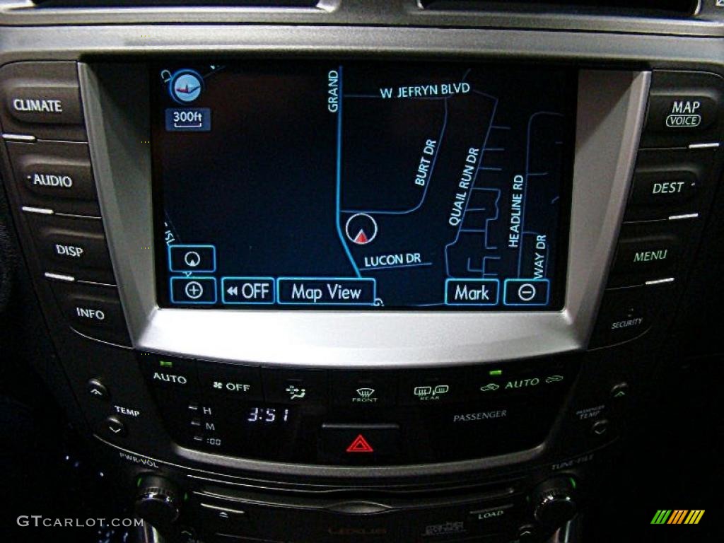2008 Lexus IS F Navigation Photo #42391346
