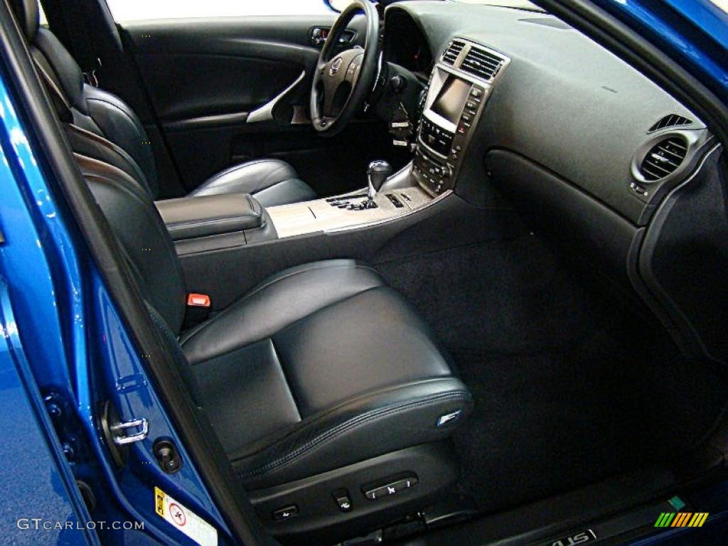 Black Interior 2008 Lexus IS F Photo #42391386