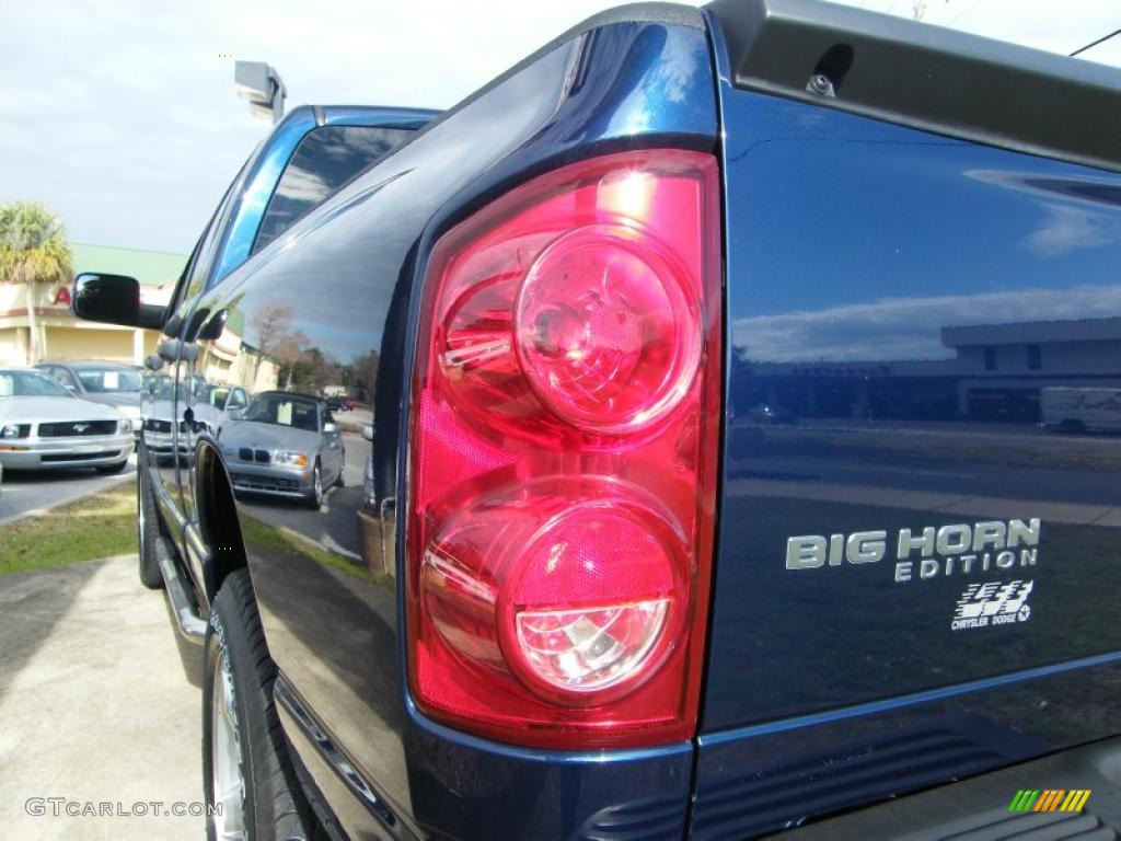 2007 Ram 1500 Big Horn Edition Quad Cab 4x4 - Patriot Blue Pearl / Medium Slate Gray photo #9