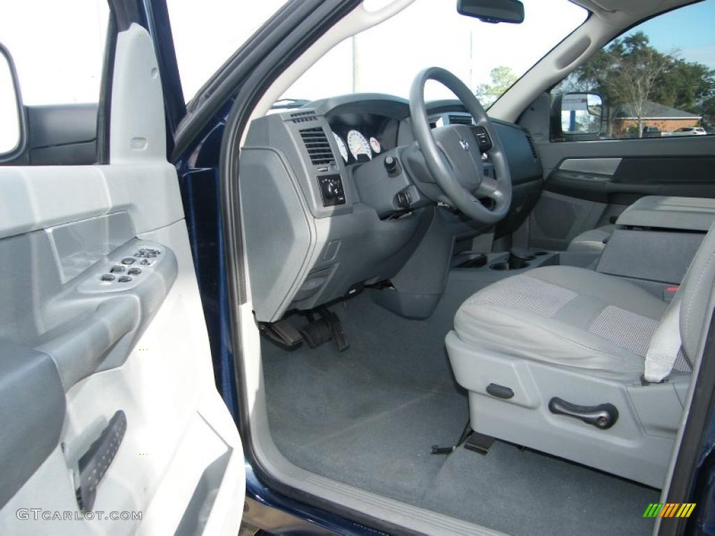 2007 Ram 1500 Big Horn Edition Quad Cab 4x4 - Patriot Blue Pearl / Medium Slate Gray photo #12