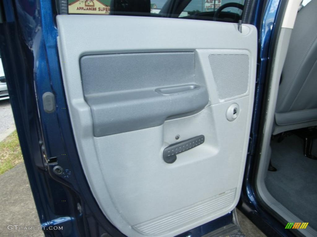2007 Ram 1500 Big Horn Edition Quad Cab 4x4 - Patriot Blue Pearl / Medium Slate Gray photo #21