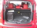 2011 Kia Soul Red/Black Sport Leather Interior Trunk Photo