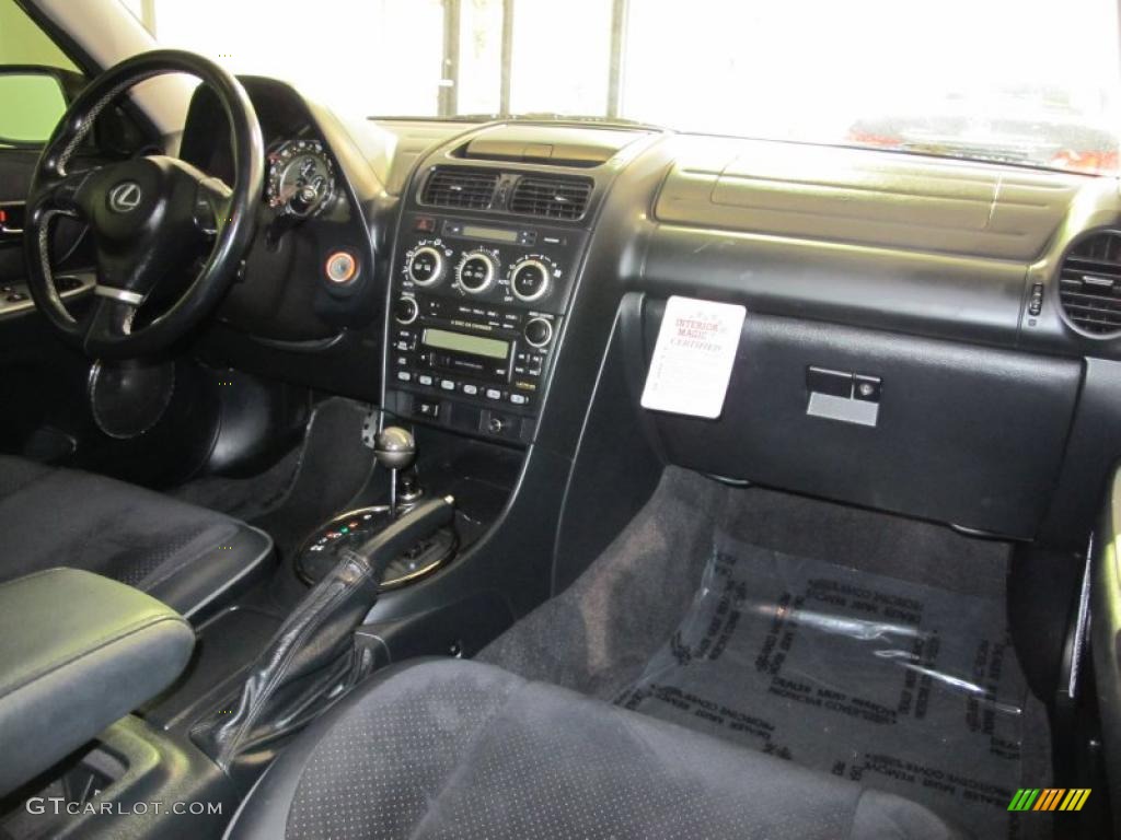 Black Interior 2004 Lexus IS 300 Photo #42393188