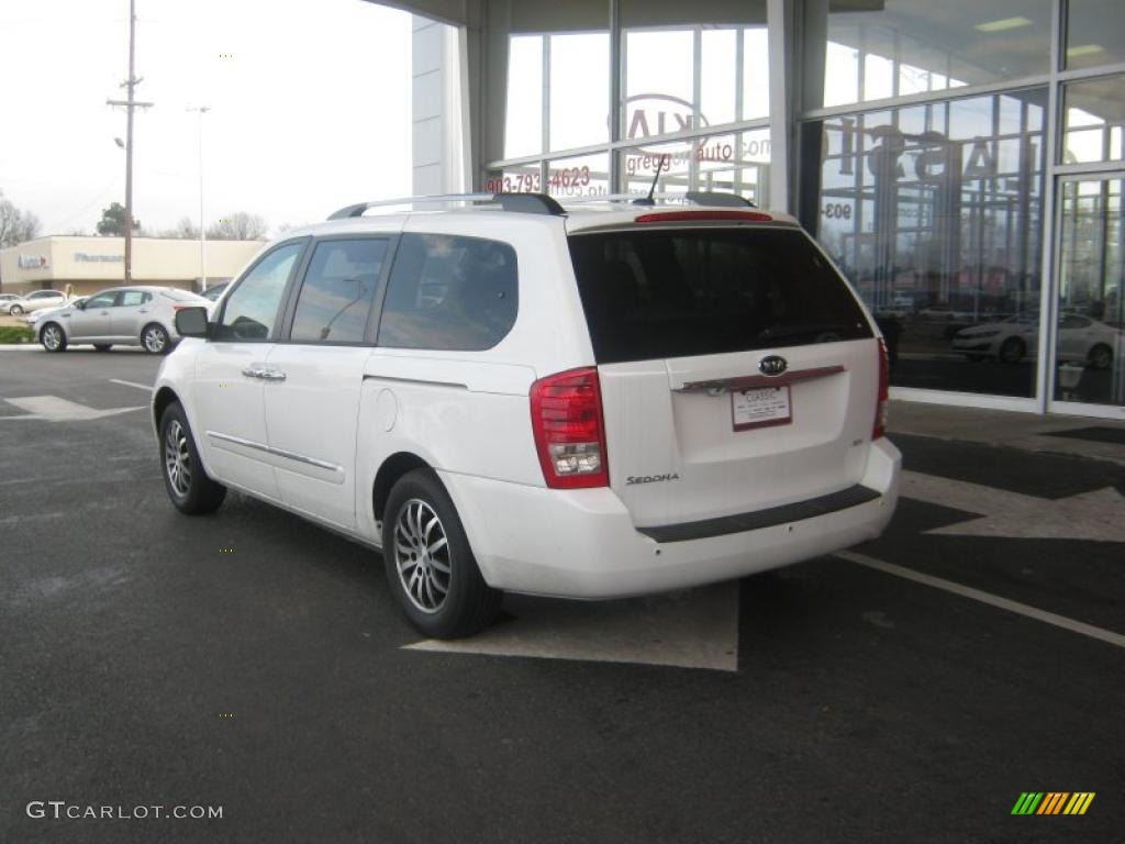 Clear White 2011 Kia Sedona EX Exterior Photo #42393275