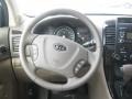 2011 Kia Sedona Beige Interior Steering Wheel Photo
