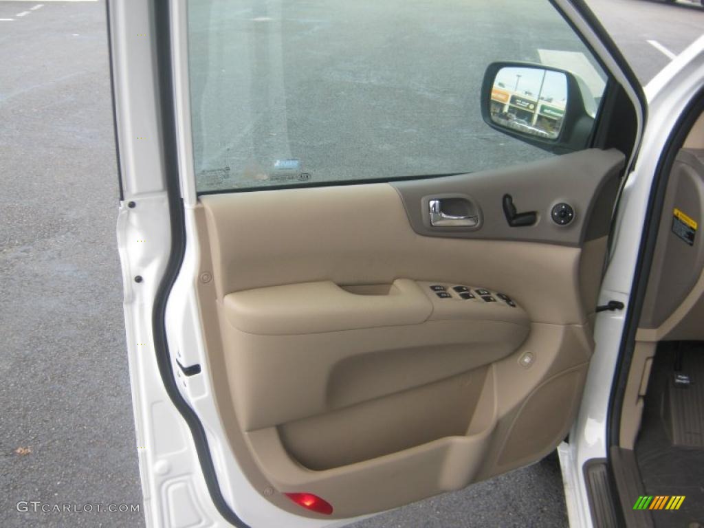 2011 Kia Sedona EX Beige Door Panel Photo #42393483